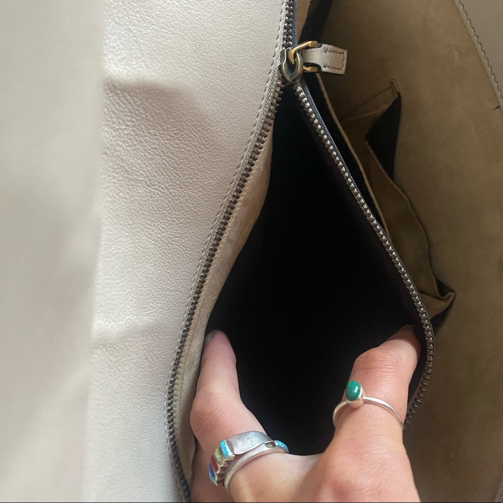 Gucci Neutral Bright Bit Python Embossed Leather … - image 7